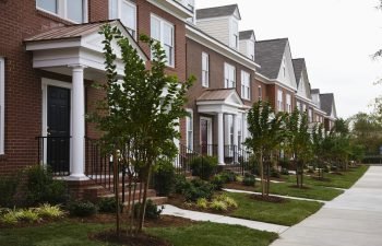 Rows Of New Townhomes